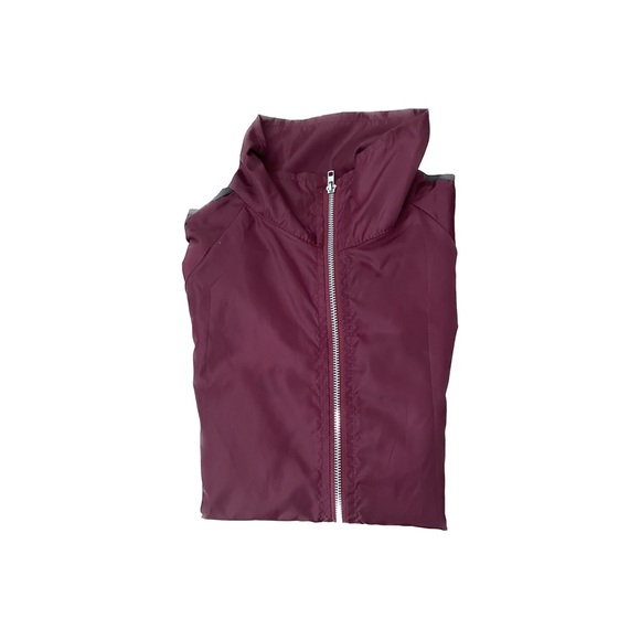 Lightweight waterproof jacket, stand collar, striped sleeves - Picture 4 of 4